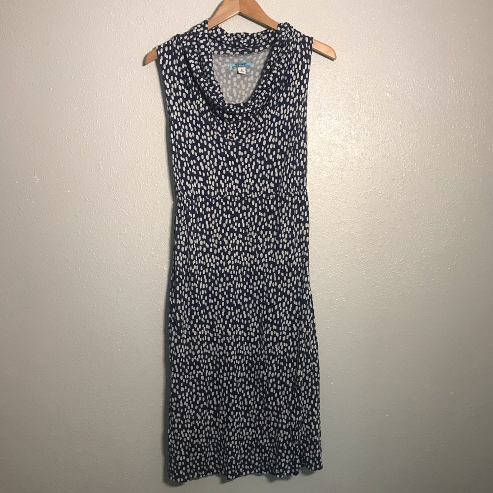 Old Navy Blue Sleeveless Maternity Dress Sz M